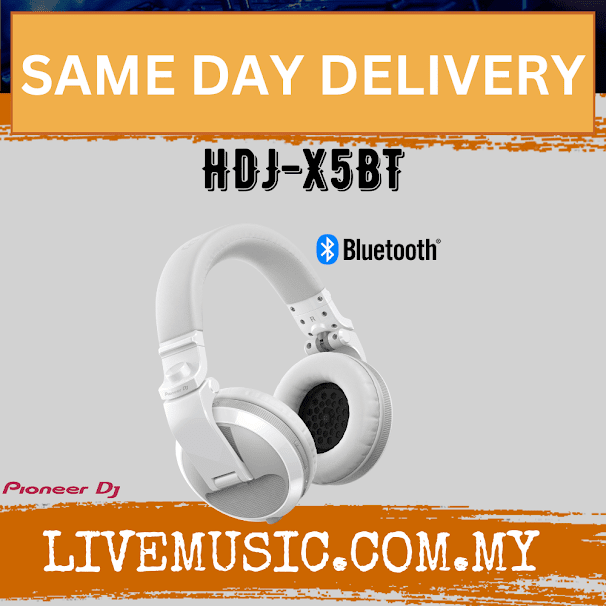 Pioneer DJ HDJ-X5BT Professional Bluetooth DJ Headphones ( HDJ X5BT / HDJX5BT )