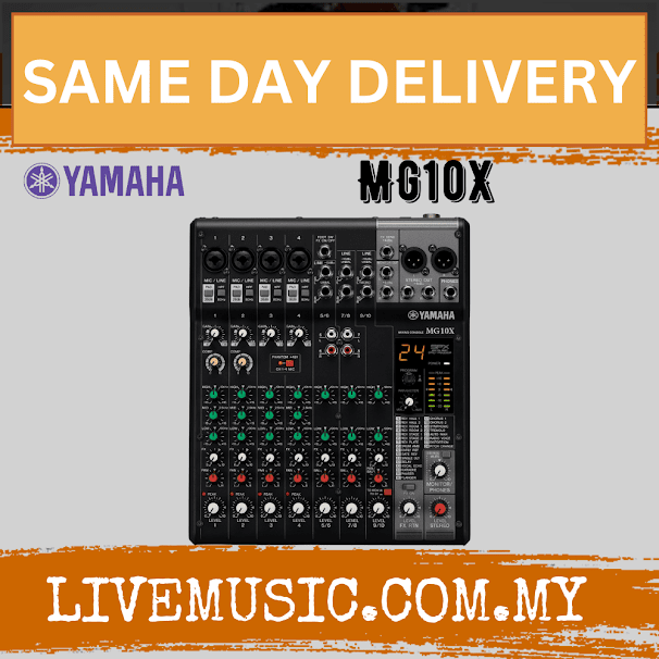 Yamaha MG10X 10-Channel Mixer ( MG 10X / MG-10X )