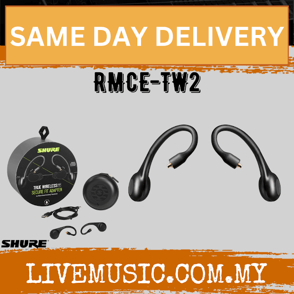 Shure RMCE-TW2 True Wireless Secure Fit Adapter Set ( RMCE TW2 / RMCETW2 )