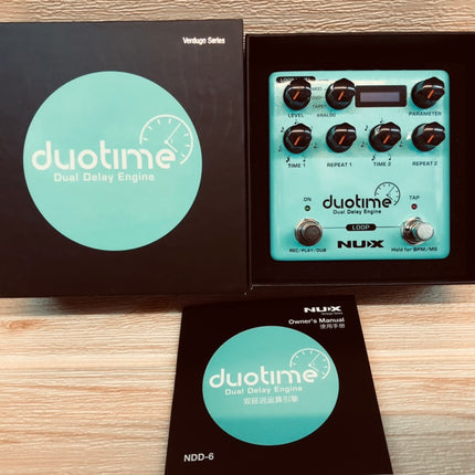 NUX NDD6 Verdugo SRS Duo Time Dual Delay Pedal (NDD-6)