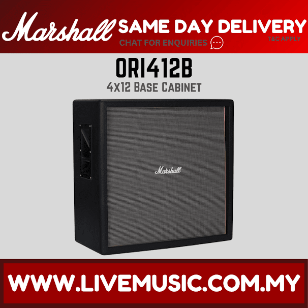 Marshall ORI412B - Origin Series 240 Watt, 4x12" Straight Extension Cabinet