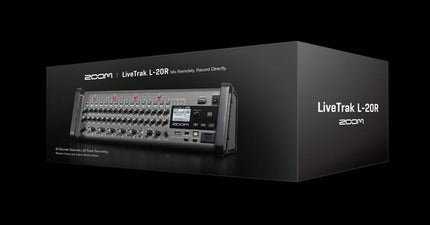Zoom LiveTrak L20R - 20 Channel Rackmount Digital Mixer / Recorder (L-20R/ L 20R/ L 20/L20)