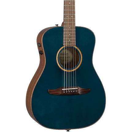 Fender California Malibu Classic Small-Bodied Acoustic-Electric Guitar with Bag - Cosmic Turquoise