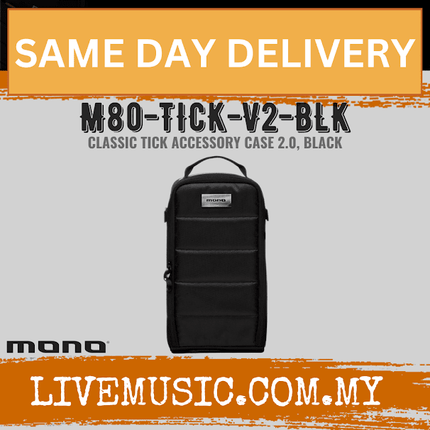 Mono M80 Classic The Tick 2.0 Accessory Case - Black (M80-TICK-V2-BLK)