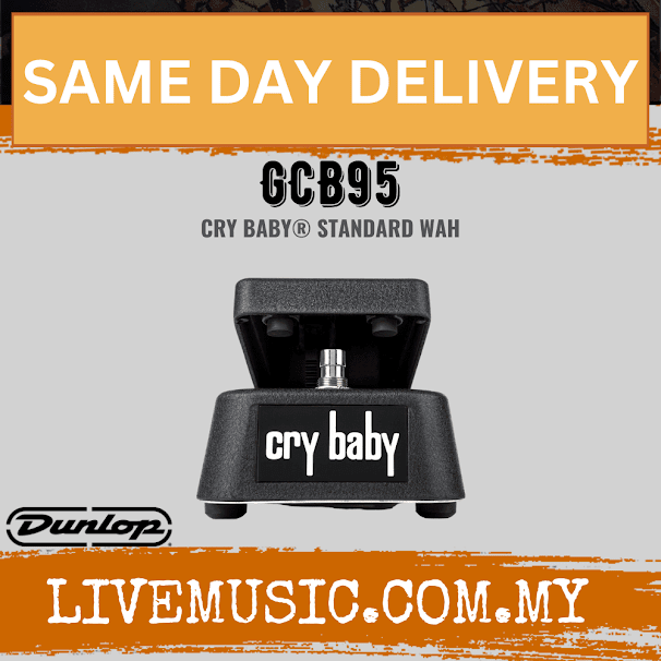 Jim Dunlop GCB95 Cry Baby Wah Pedal (GCB-95 / GCB 95)