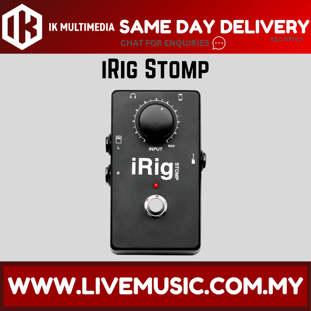 IK Multimedia iRig Stomp - Stompbox Interface
