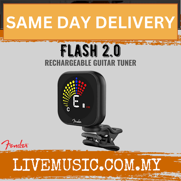 Fender Flash 2.0 Rechargeable Guitar Tuner