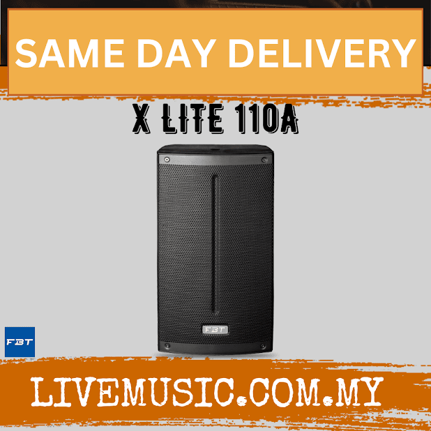 FBT X LITE 110A active loudspeaker, front grille speaker cabinet