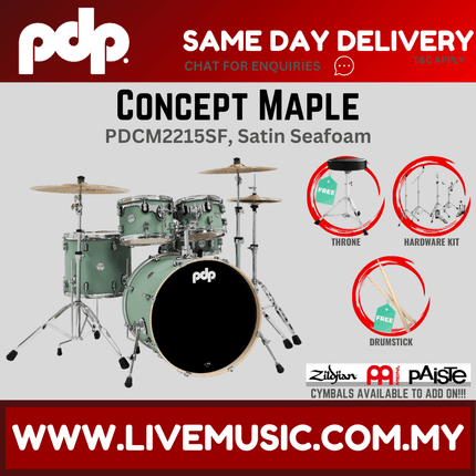 PDP By DW CM5 Concept Maple Shell Pack - 5-Piece Without Cymbal Set ( PDCM2215 )