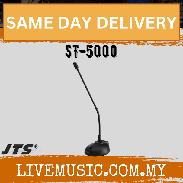 JTS ST-5000 Gooseneck microphone set with ON/OFF switch ( ST5000 / ST 5000 )