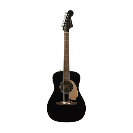 Fender California Malibu Player Small-Bodied Acoustic-Electric Guitar - Jetty Black