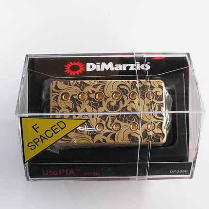 DiMarzio DP289F Utopia Bridge F-Spaced - Satin Gold Black (DP289FSGBK)