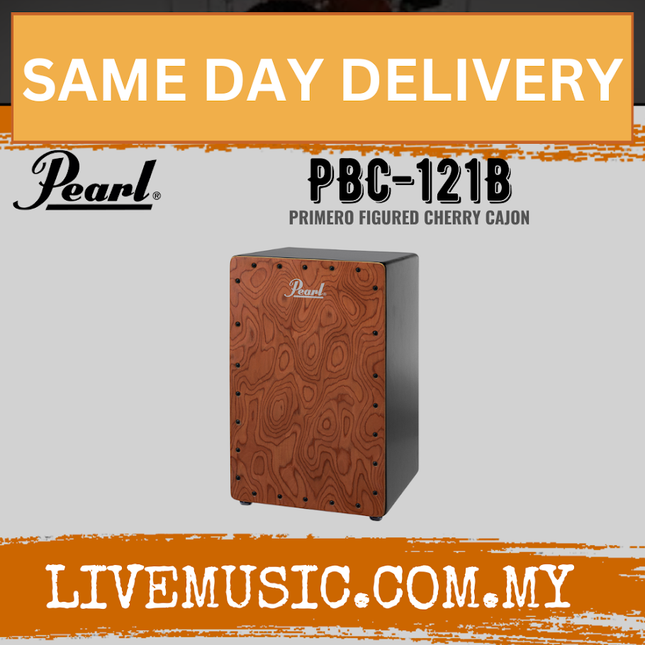 Pearl PBC121B Primero Cajon - Figured Cherry (PBC-121B)