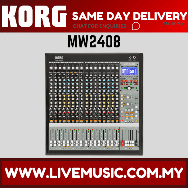 Korg SoundLink MW-2408 24-Channel Hybrid Mixer ( MW 2408 / MW2408 )