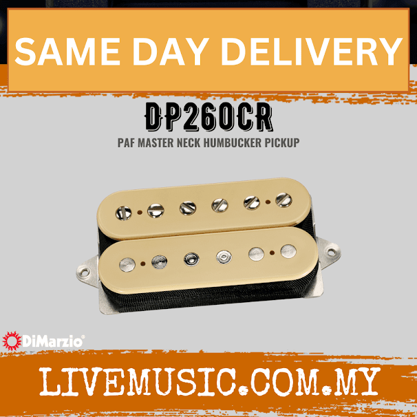 DiMarzio DP260CR PAF® Master Neck Humbucker Pickup - Cream (DP260 CR/DP260-CR)