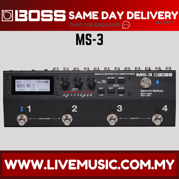 Boss MS-3 Multi Effects Switcher (MS3)