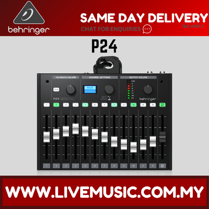 Behringer P24 StageConnect Personal Monitor Mixer ( P-24 / P 24 )