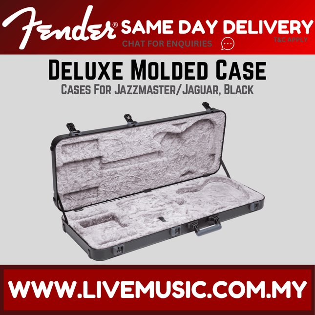 Fender Deluxe Molded Jaguar/Jazzmaster Guitar Case