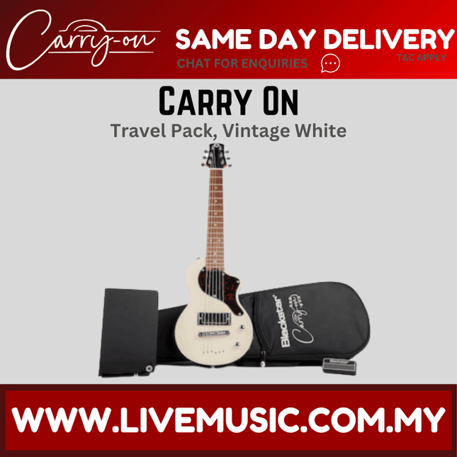 Blackstar Carry-On Travel Electric Guitar Pack - Vintage White
