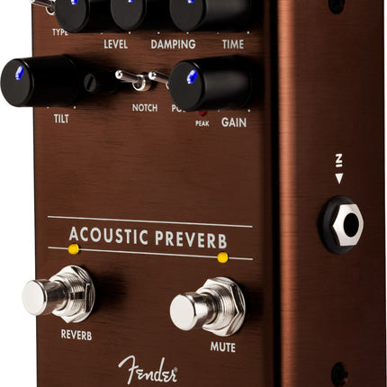 Fender Acoustic Preamp / Reverb Guitar Effects Pedal