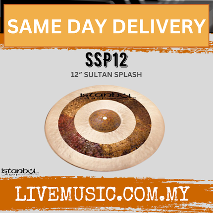Istanbul Agop SSP12 12" Sultan Splash Cymbal (SSP 12/SSP-12)