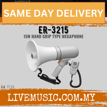 TOA ER-3215 15W Hand Grip Type Megaphone ( ER3215 / ER 3215 )
