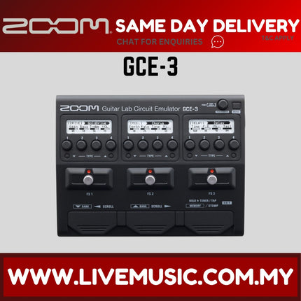 Zoom GCE-3 Guitar Lab Circuit Emulator (GCE3/GCE 3)