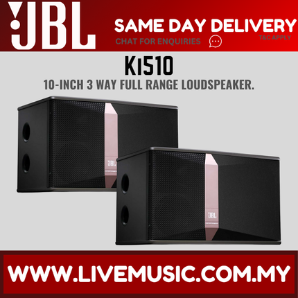 JBL Ki510 Ki Series Karaoke Speaker 3 Way Full Range Loudspeaker ( Ki-510 Ki 510 )