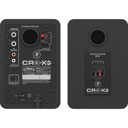 Mackie CR3-XBT 3 inch Multimedia Monitors with Bluetooth - Pair (CR3XBT/CR3 XBT/CR3X/CR3 X)