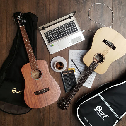 Cort AD Mini M - Acoustic Guitar Full Mahogany with Bag (ADMini AD-Mini)
