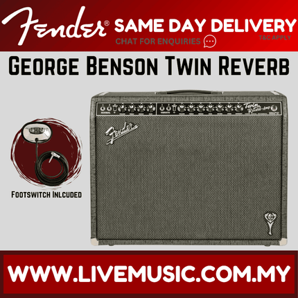 Fender Artist George Benson Twin Reverb Guitar Combo Amplifier