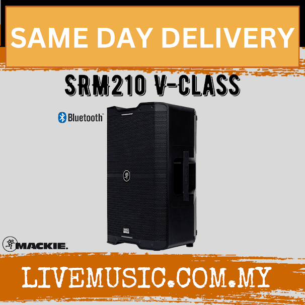 Mackie SRM210 V-Class 2000W 10 inch Powered Speaker (SRM 210/SRM-210)