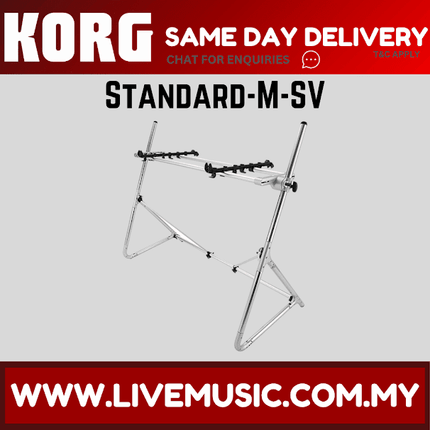 KORG SEQUENZ STANDARD-M-SV KEYBOARD STAND ( STANDARD M SV / STANDARDMSV )