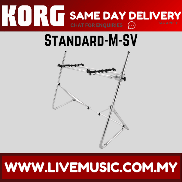KORG SEQUENZ STANDARD-M-SV KEYBOARD STAND ( STANDARD M SV / STANDARDMSV )