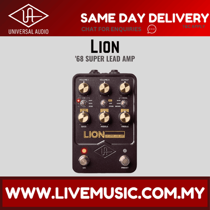 Universal Audio UAFX Lion '68 Super Lead Amp Pedal