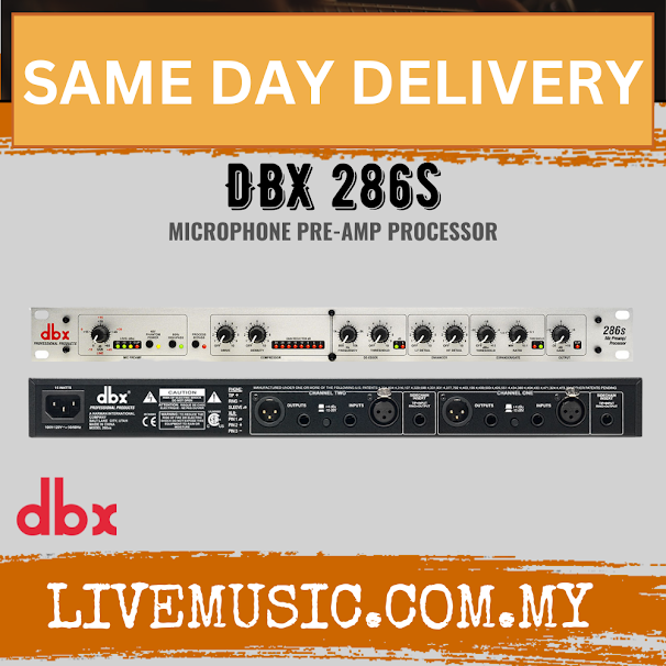 Dbx By Harman 286s Microphone Pre-amp Processor ( dbx286s / dbx-286s )