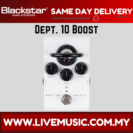 Blackstar Dept 10 Boost Tube Boost Pedal ( Dept10 )