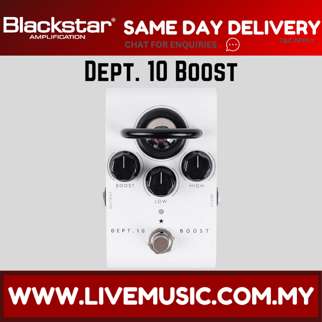 Blackstar Dept 10 Boost Tube Boost Pedal ( Dept10 )