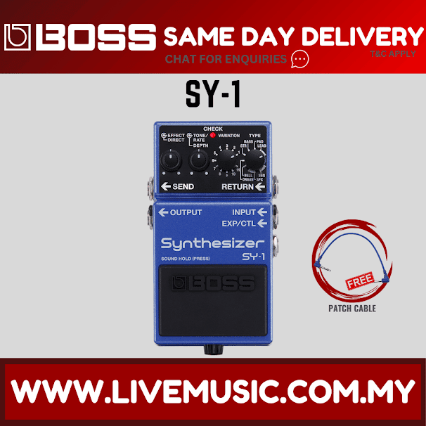 Boss SY-1 Guitar Synthesizer Pedal (SY1)
