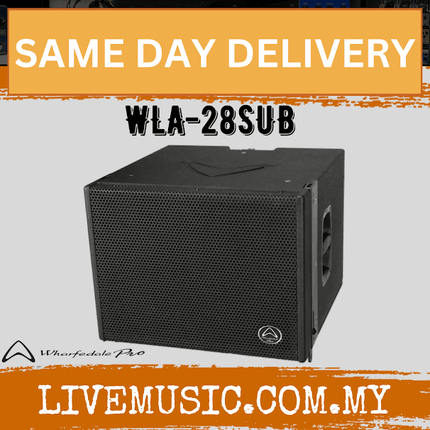 Wharfedale- WLA 28SUB 4800W PEAK 2 X 15" SUBWOOFER SPEAKER (WLA28SUB WLA-28SUB)