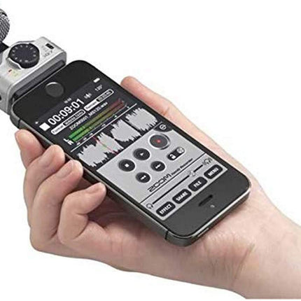 Zoom IQ7 Rotating Mid Side Stereo Capsule Mic Microphone Lightning Connector For IOS (IQ 7/IQ-7)