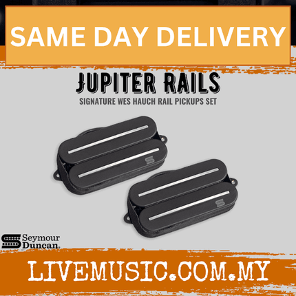 Seymour Duncan 11105-01 Jupiter Rails, Signature Wes Hauch Rail Pickups, 6 Strings, Set
