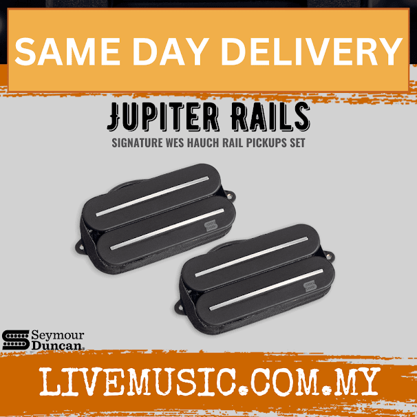 Seymour Duncan 11105-01 Jupiter Rails, Signature Wes Hauch Rail Pickups, 6 Strings, Set