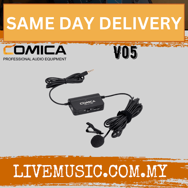 Comica Audio SIG.LAV V05 Multi-functional Single Lavalier Microphone (V 05)