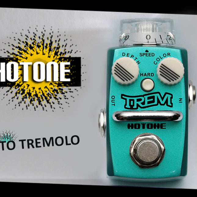 Hotone Skyline Series Trem Analog Tremolo Guitar Effects Pedal