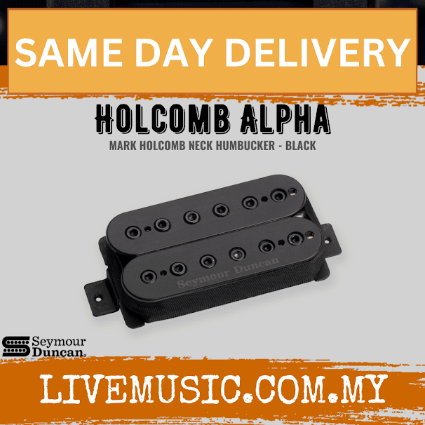 Seymour Duncan Mark Holcomb Alpha Neck Pickup, Black
