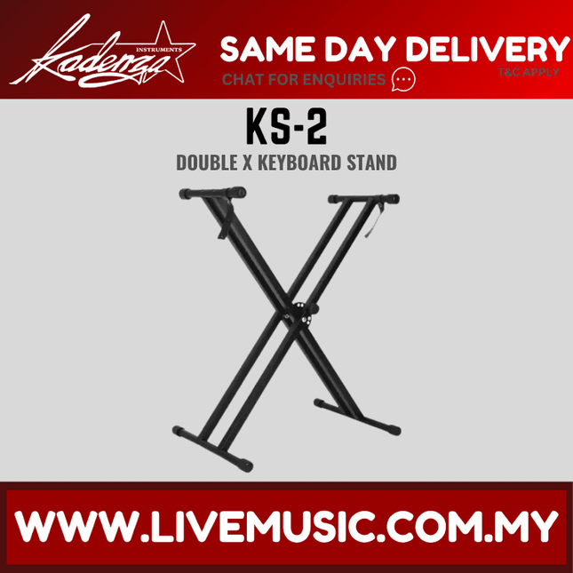 Kadenza KS-2 Keyboard stand Piano stand Portable Double X Stand Universal High Quality ( KS2 / LMC )