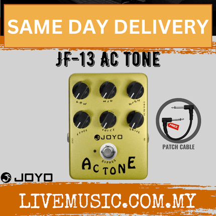 Joyo JF-13 AC Tone Vintage Tube Amplifier Effects Pedal ( JF13 / JF 13 )