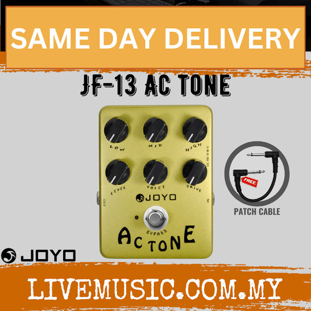 Joyo JF-13 AC Tone Vintage Tube Amplifier Effects Pedal ( JF13 / JF 13 )