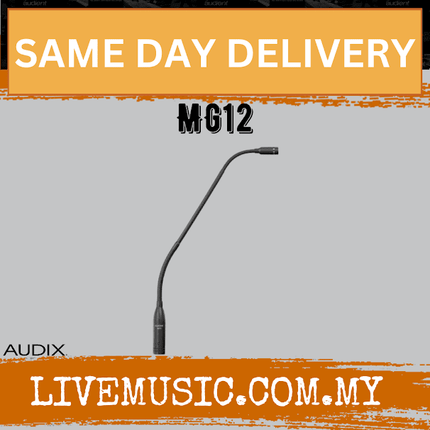 Audix MG12 Gooseneck Microphone (MG-12/MG 12)